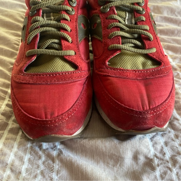 Saucony Jazz 81 Peak Premium Red Green Men’s 5.5 - Picture 6 of 8